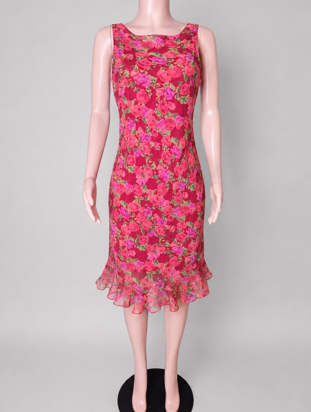 California Concepts 90s/Y2K Rose Sheath Dress 9